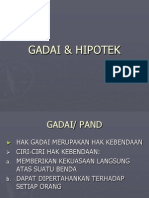 Gadai - Hipotek