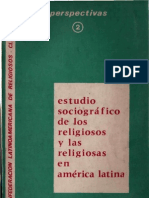 Clar - Estudio Sociografico de Los Religioos en A L