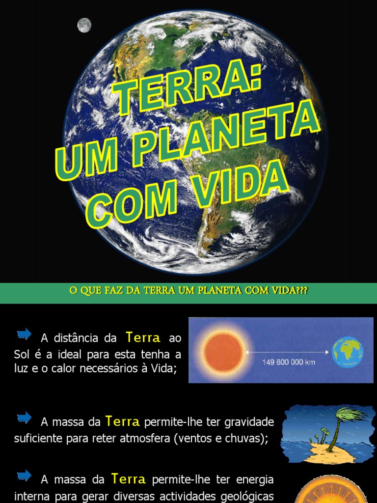 PPT Terra Um Com Vida Atmosfera Terra