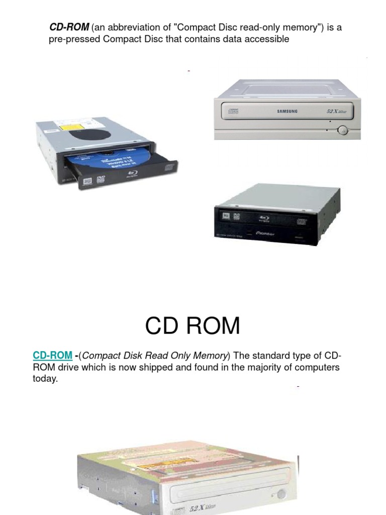Understanding CD-ROM Technology | PDF | Compact Disc | Cd Rom