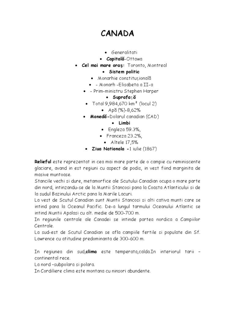 Canada Referat