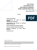 Conceitos e práticas de RH relativas ao servidor público