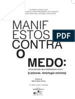 Manifestos Contra o Medo: Antologia de Uma Intervenção Cívica (Lecturas. Antología Mínima) (Caderno)