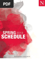 Download 2013 Spring Schedule by Navarro College SN109714459 doc pdf