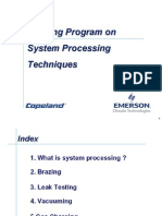 Training Program On System Processing Techniques