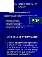 Gerencia de Operaciones