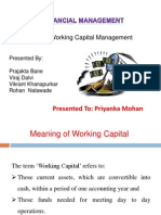 Working Capital New