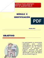 Modulo II Identificacion - Diapos de la Ing. Claudet