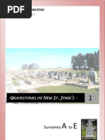 Download New St Johns Graveyard Database Vol 1 by St Johns Parish Heritage Group SN109726259 doc pdf