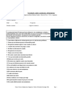 Inventario Sobre Conductas Alimentarias - Casullo y Perez