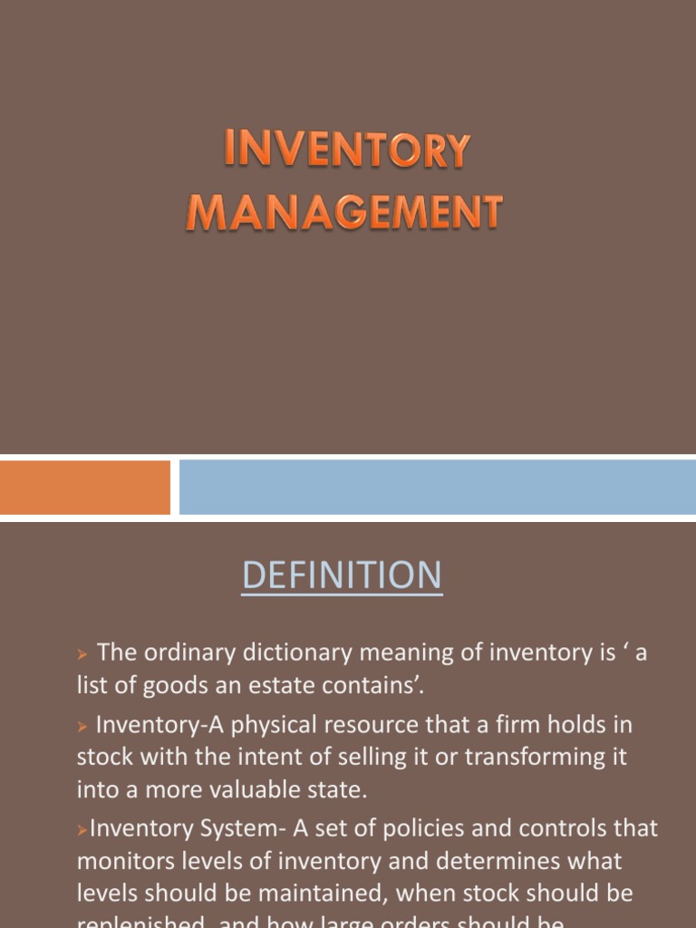 ABC Analysis or Selective Inventory Control (Sic) | PDF | Inventory ...