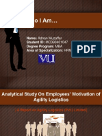 Analytical Study On Employees' Motivation (Presentation)
