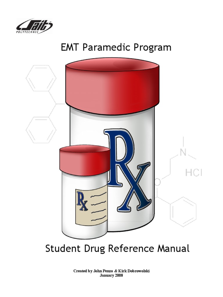 EMT Drug Manual PDF Acetylcholine Nonsteroidal Anti Inflammatory Drug