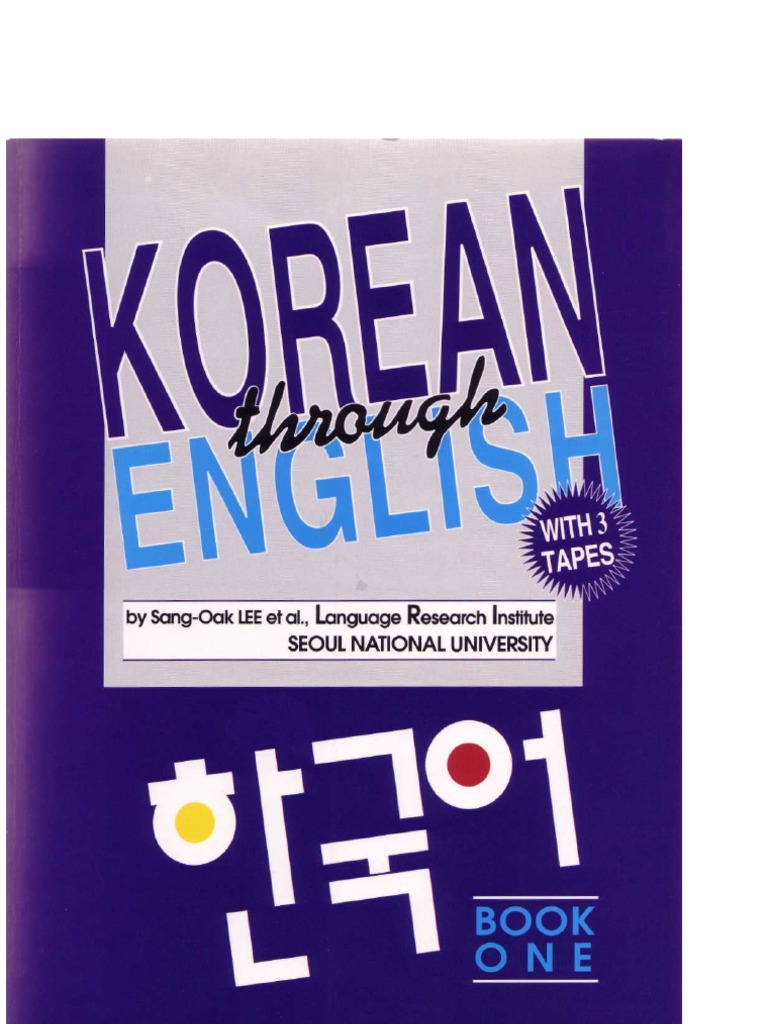 Korean Through English | PDF | Teaching Methods & Materials
