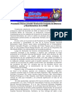 Presidente Chávez Presidió Graduación Conjunta de Alfereces y Guardiamarinas de La FANB