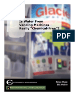 Is Water From Vending Machines Really Chemical Free