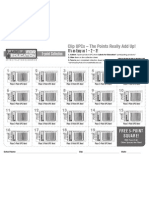 5-Point Product UPC Collection Sheet Copy