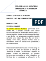 Curso Gerencia de Personal