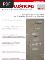 Desafios e perspectivas da tradução científica e técnica