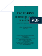 TAO TÖ KING LE LIVRE DE LA VOIE ET DE LA VERTU...par J. J.-L. DUYVENDAK