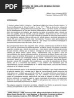 A reprodução natural de escravos em Minas Gerais (Século XVIII) - Uma hipótese