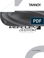 Tannoy Mercury F Custom Manual