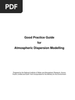 Good Practice For Atmospheric Dispersion Modelling