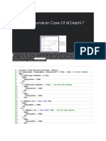 Cara Menggunakan Case of Di Delphi 7