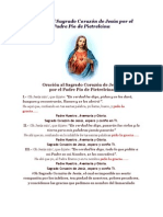 Oración Al Sagrado Corazón de Jesús Por El Padre Pío de Pietrelcina