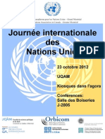 Journée internationale des Nations Unies