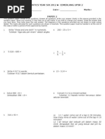 Soalan Matematik Tahun 6 Kertas 2 (Set 2)