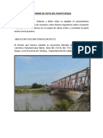 Informe de Visita Del Puente Reque