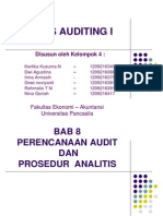 perencanaan audit da prosedur analitis
