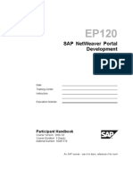 EP120+ +SAP+NetWeaver+Portal+Development