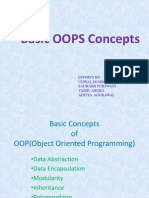 Basic OOPS Concepts: Efforts By-Ujjwal Dumra Saurabh Purswani Yashu Arora Aditya Aggrawal