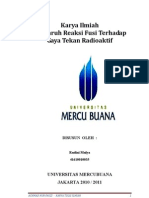 Download Karya Tulis - Reaktor Nuklir dan Pemamfaatanya dalam perkembangan zaman manusia by Rudini Mulya SN109797395 doc pdf