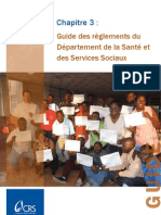 Chapitre 3 Guide Des Rglements Du Dpartement de La Sant Et Des Services Sociaux