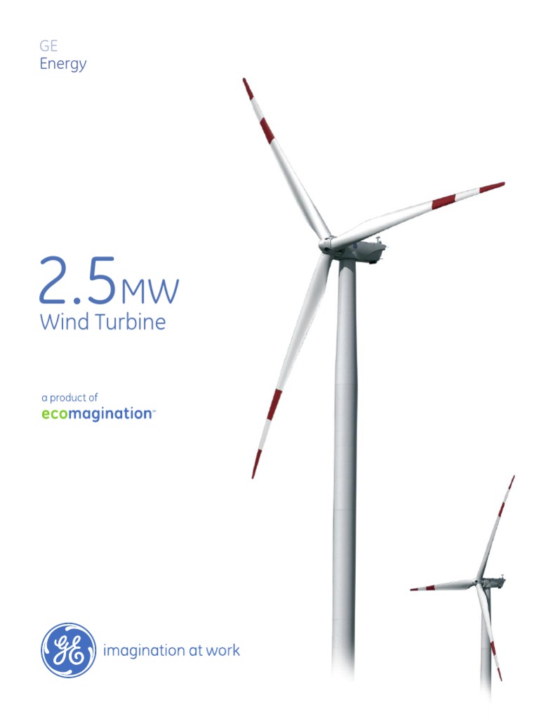 Ge 25mw Brochure | PDF | Wind Power | Electrical Grid