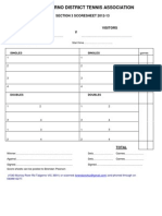 Section 3 Scoresheet 2012-13