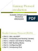 Border Gateway Protocol: Scalable Infrastructure Workshop Afnog2008