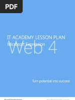 Microsoft Expression Web 4 Lesson Plans