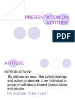 Presentation On Attitude