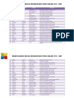 Lista de Beneficiarias SERUMS II