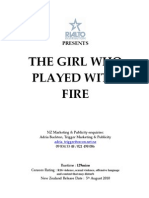 Girl Who Played With Fire Flickan Som Lekte Med Elden Production Notes