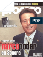Proceso:Eduardo Bours, Narcopoder en Sonora