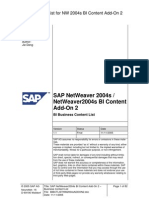 SAP BW 7.0 Bussines Content