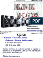 9553 Sony HCD-GTX888 Sistema Audio CD-Casette-USB Manual de Entrenamiento