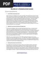 Fitzpatrick Stances on Environmental Issues