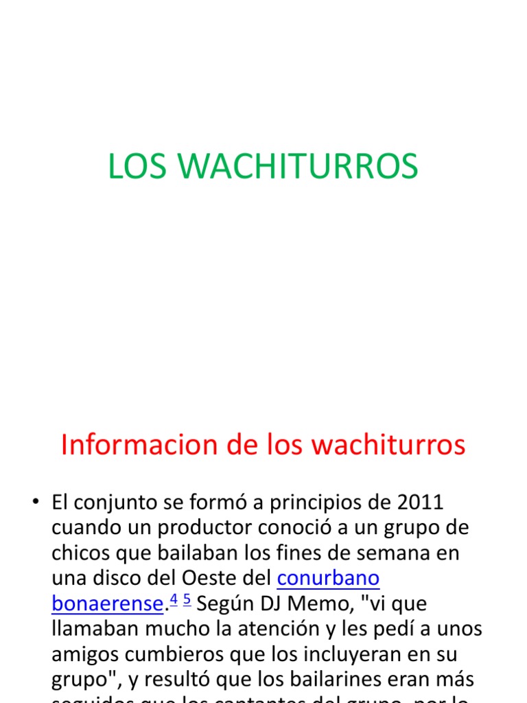 Los Wachiturros Creado Por Romina