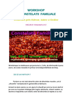 Workshop Constelatii Familiale Iasi 20-21 Oct 2012 Cu Ion Bucur